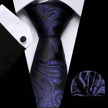 New Fashion Blue Paisley Tie for Men Pure Silk Jacquard Woven Tie Hanky Cufflinks Set for Men Designer Fashion Silk Ties
New Fashion Blue Paisley Tie for Men Pure Silk Jacquard Woven Tie Hanky Cufflinks Set for Men Designer Fashion Silk Ties