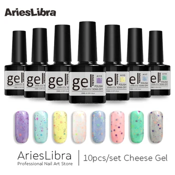 AriesLibra 10PCS Cheese uv Gel Lacquer Set 10ML Nail Gel Polish Manicure LED UV Gel Nail Polish Lacquer Top Base Coat Varnish
AriesLibra 10PCS Cheese uv Gel Lacquer Set 10ML Nail Gel Polish Manicure LED UV Gel Nail Polish Lacquer Top Base Coat Varnish