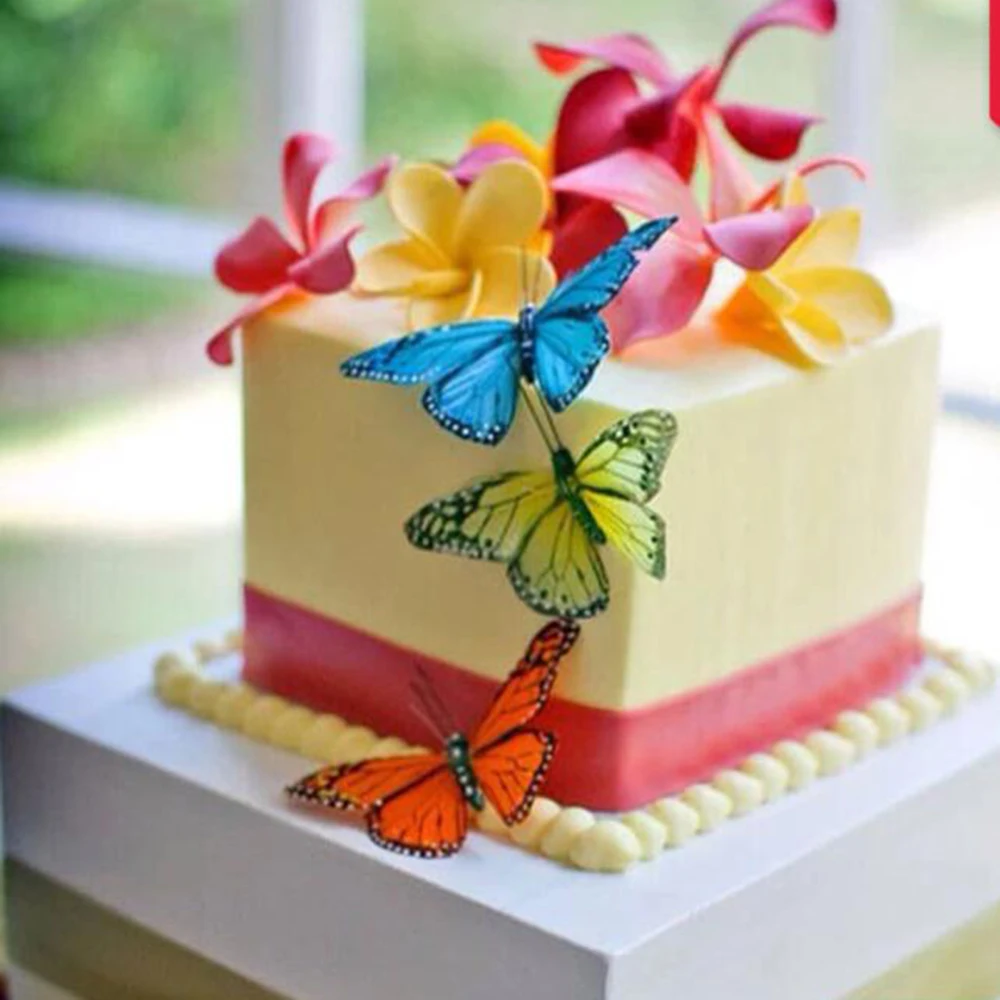 100pcs Butterfly Flowers Edible Glutinous Wafer Rice Paper Cake Cupcake Toppers Cake Decoration Birthday Wedding Cake Tool
100pcs Butterfly Flowers Edible Glutinous Wafer Rice Paper Cake Cupcake Toppers Cake Decoration Birthday Wedding Cake Tool