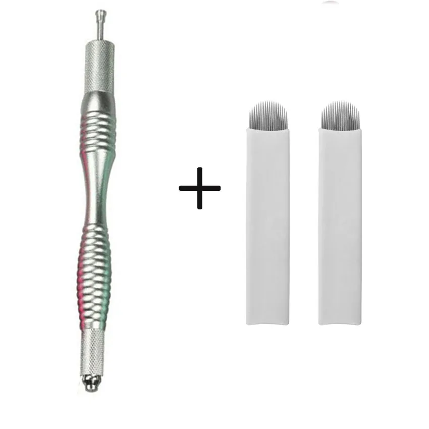 Manual Tattoo Pen 2 Head Microblading Embroidery Eyebrow Eyeline Lip Professional Permanent Makeup Microblading Tattoo Pen
Manual Tattoo Pen 2 Head Microblading Embroidery Eyebrow Eyeline Lip Professional Permanent Makeup Microblading Tattoo Pen