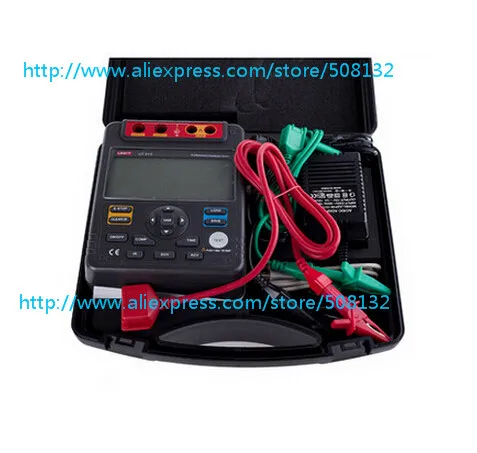 UNI-T UT513 UT-513 Insulation Resistance Testers Meter Megohmmeter Voltmeter Auto Range 5000V 1000 w/USB Interface
UNI-T UT513 UT-513 Insulation Resistance Testers Meter Megohmmeter Voltmeter Auto Range 5000V 1000 w/USB Interface