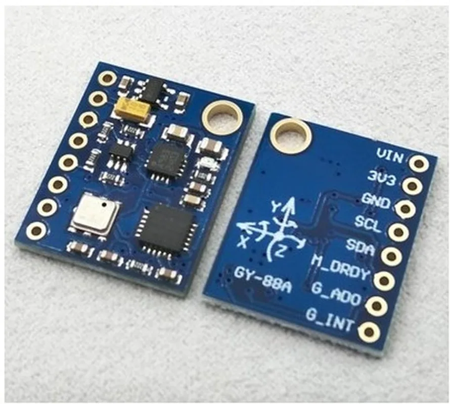 1pcs GY-88A MPU-6050 HMC5983L BMP180 10DOF Flight Control Sensor Module #Hbm0140
1pcs GY-88A MPU-6050 HMC5983L BMP180 10DOF Flight Control Sensor Module #Hbm0140