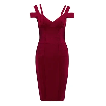 2019 Women New Fashion Wine Red Slash Neck Straps Backless Striped Bodycon Vestidos Knee Length Celebrity Bandage Dress
2019 Women New Fashion Wine Red Slash Neck Straps Backless Striped Bodycon Vestidos Knee Length Celebrity Bandage Dress