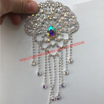 2pcs/lot discount item AB clear crystal rhinestone applique flatback sewing-on garment accessory decorative stone tassel flower
2pcs/lot discount item AB clear crystal rhinestone applique flatback sewing-on garment accessory decorative stone tassel flower