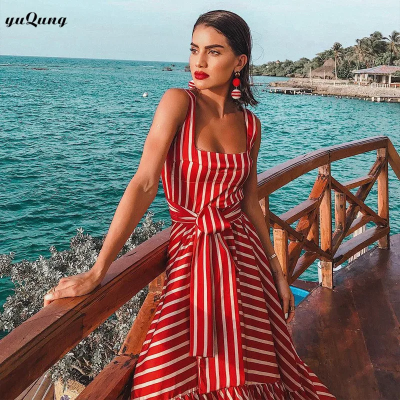 yuqung stripe Printed strap Woman Long Dress sashes Beach Vintage maxi dress Boho Casual tunic Draped dress Plus Size 2xxl 2019
yuqung stripe Printed strap Woman Long Dress sashes Beach Vintage maxi dress Boho Casual tunic Draped dress Plus Size 2xxl 2019