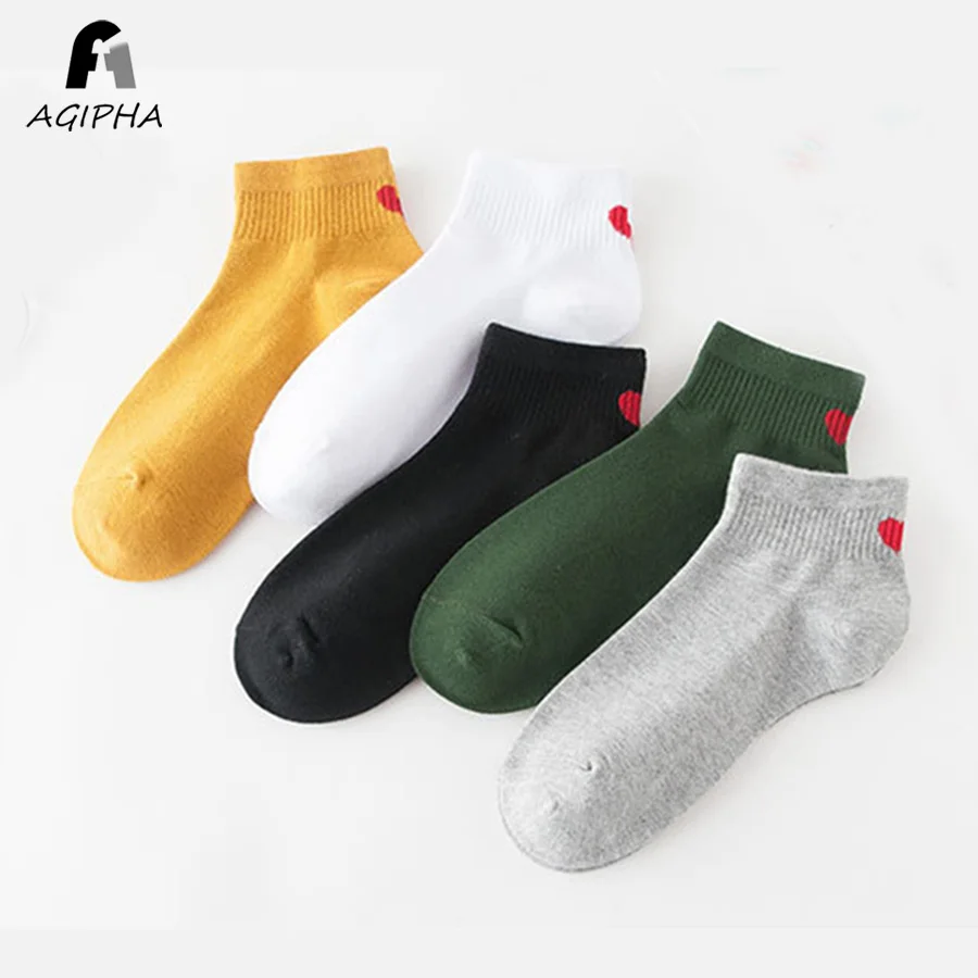 5 Pairs/set Cotton Women Socks Ankle Summer Casual Love Stripe Fruit Solid Color Pattern Short Female Socks
5 Pairs/set Cotton Women Socks Ankle Summer Casual Love Stripe Fruit Solid Color Pattern Short Female Socks
