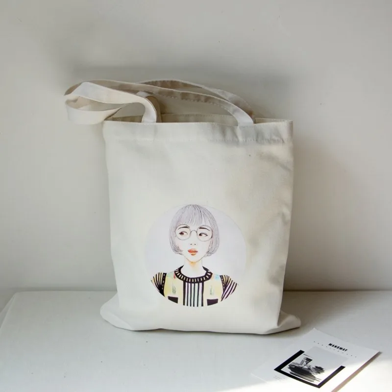 Women Canvas Shoulder Bag Ladies Cotton Cloth Handbag Foldable Shopping Tote Students' Simple Eco Environmental Shopper Bag
Women Canvas Shoulder Bag Ladies Cotton Cloth Handbag Foldable Shopping Tote Students' Simple Eco Environmental Shopper Bag