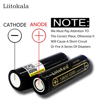 4 unids 100% original lii -32a liitokala 3.7 v 18650 18650 inr 3200 mah bateria recargable DE descarga 10a bateria/e-cigar
4 unids 100% original lii -32a liitokala 3.7 v 18650 18650 inr 3200 mah bateria recargable DE descarga 10a bateria/e-cigar