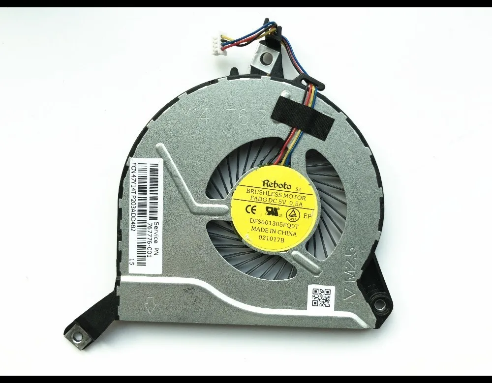 Brand NEW Original CPU FAN FOR HP PAVILION 14-V 14-V028TX 15-V 15-P 15-K TPN-Q139 TPN-Q140 Q143 CPU COOLING FAN 767776-001
Brand NEW Original CPU FAN FOR HP PAVILION 14-V 14-V028TX 15-V 15-P 15-K TPN-Q139 TPN-Q140 Q143 CPU COOLING FAN 767776-001