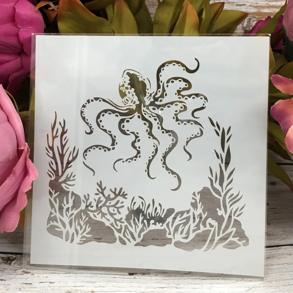 5" New Sea Octupus DIY Layering Stencils Wall Painting Scrapbook Coloring Embossing Album Decorative Paper Card Template
5" New Sea Octupus DIY Layering Stencils Wall Painting Scrapbook Coloring Embossing Album Decorative Paper Card Template