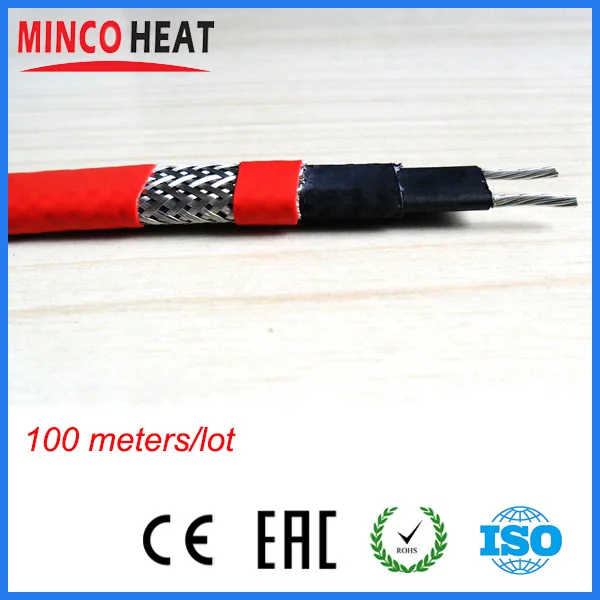 100 meters ANTI-CORROSION sheath freeze protection and deicing self regulating heating cable 25W/m
100 meters ANTI-CORROSION sheath freeze protection and deicing self regulating heating cable 25W/m