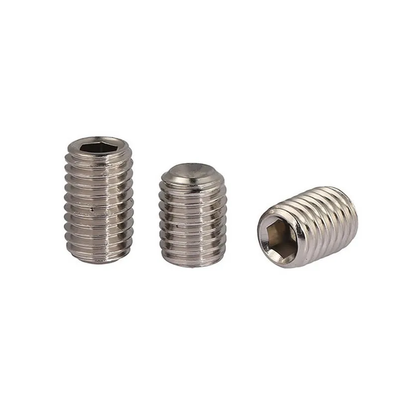 100pcs/lot M2*2/2.5/3/4/5/6/8/10/12 DIN916 stainless steel hex socket set screw with cup point
100pcs/lot M2*2/2.5/3/4/5/6/8/10/12 DIN916 stainless steel hex socket set screw with cup point