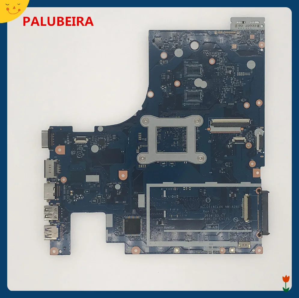 Материнская плата для ноутбука материнская Lenovo G50-45 PC EM6010 CPU ACLU5 ACLU6 NM-A281 15 дюймов
