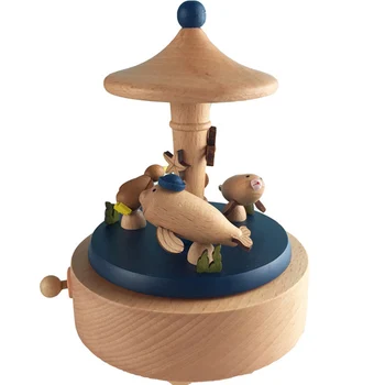 Mediterranean Ocean Amusement Park Dolphin Music Box Gifts For The New Year Creative Beech Crafts Valentine'S Day Presents Decor
Mediterranean Ocean Amusement Park Dolphin Music Box Gifts For The New Year Creative Beech Crafts Valentine'S Day Presents Decor