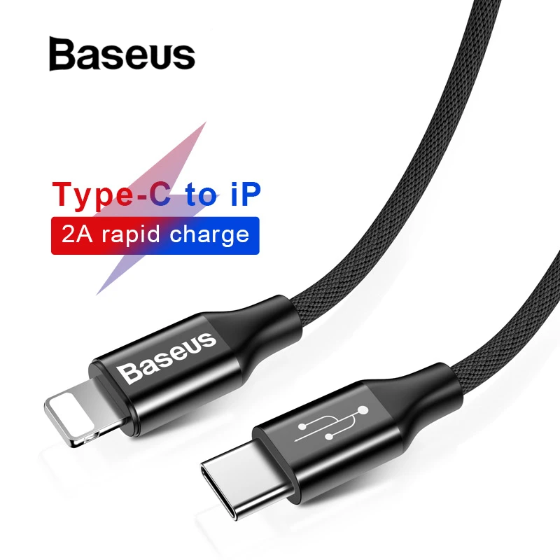 Baseus USB Type C to for iPhone 1M 2M Cable for Apple iPhone Tablet Charging Cable Nylon Braided USB C to 8 Pin Data Sync Cable
Baseus USB Type C to for iPhone 1M 2M Cable for Apple iPhone Tablet Charging Cable Nylon Braided USB C to 8 Pin Data Sync Cable