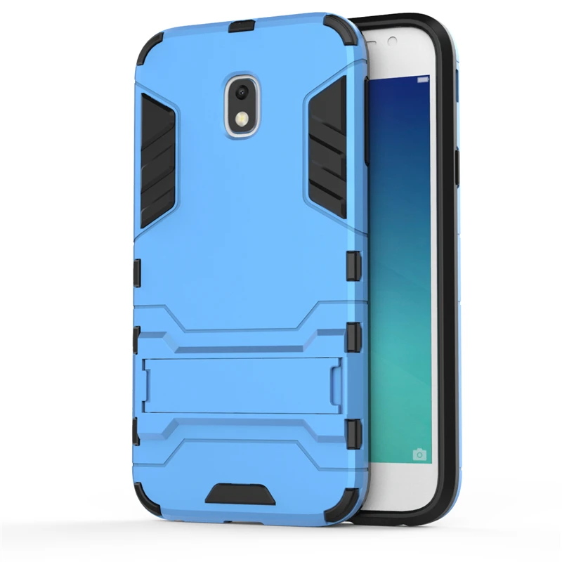 2 in 1 Hard PC+Soft Silicone TPU Rugged Rubber Kickstand Case For SAMSUNG Galaxy J3 2017 J330F Armor Shockproof Phone Cover Capa (15)