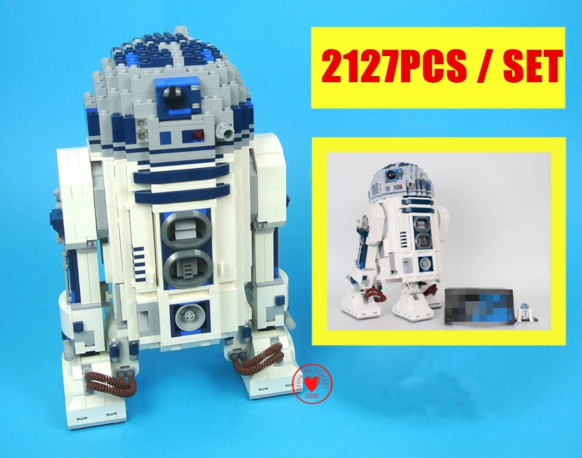 New R2-Robot Out of print D2 fit legoings star wars robot figures technic robot Building Blocks Bricks boys Toys 10225 gift kid
New R2-Robot Out of print D2 fit legoings star wars robot figures technic robot Building Blocks Bricks boys Toys 10225 gift kid