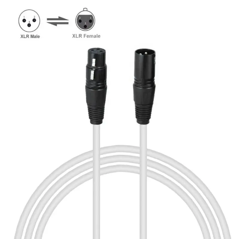 3Pin XLR Cable Karaoke Microphone Sound Cannon Cable Plug XLR Extension Mikrofon Cable for Audio Mixer Amplifiers XLR Cord
3Pin XLR Cable Karaoke Microphone Sound Cannon Cable Plug XLR Extension Mikrofon Cable for Audio Mixer Amplifiers XLR Cord
