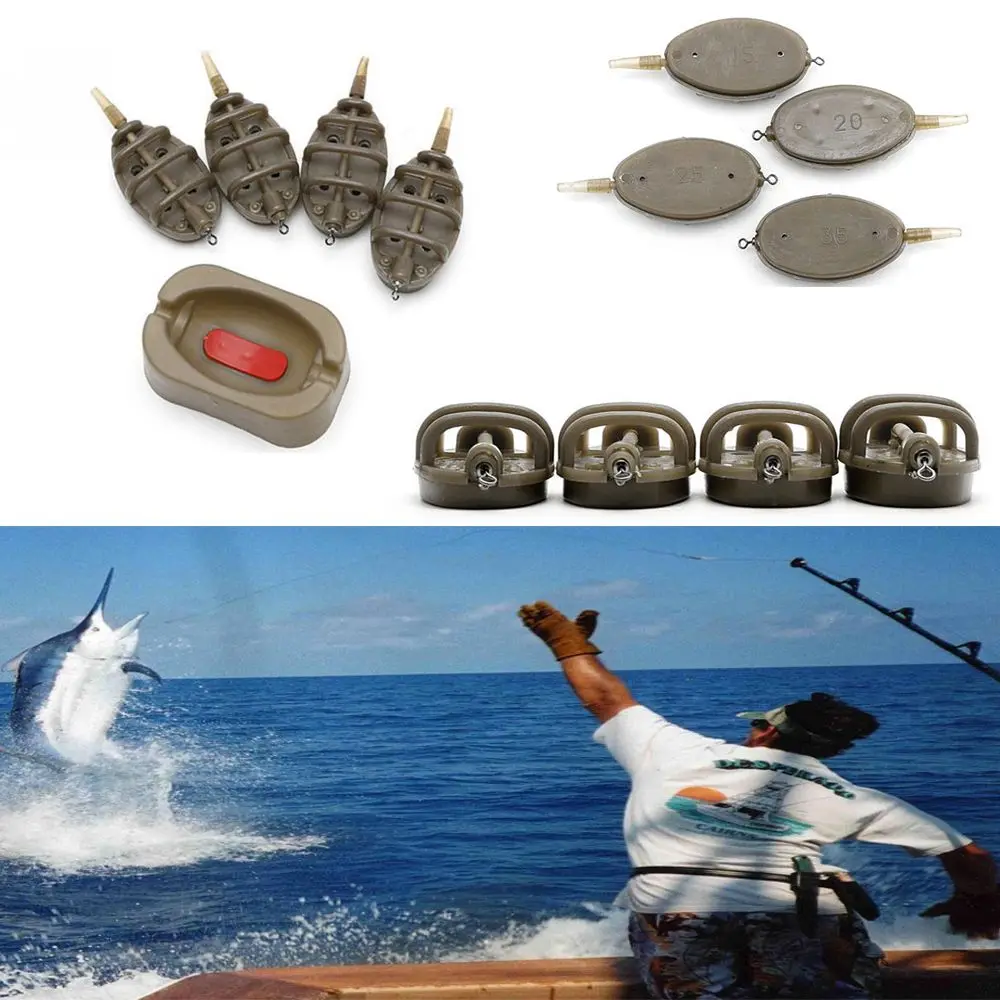1Pcs Inline Method Carp Fishing Feeder 4 Feeders 15/20/25/35g Mould Set Fishing Bait Basket Fishing Lure Set
1Pcs Inline Method Carp Fishing Feeder 4 Feeders 15/20/25/35g Mould Set Fishing Bait Basket Fishing Lure Set