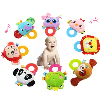 Cartoon Plush Animal Style Baby Rattles Toy With Silicone Teether Infant Wind Ringing Hanging Stroller Toy Baby Hand Shake Bell
Cartoon Plush Animal Style Baby Rattles Toy With Silicone Teether Infant Wind Ringing Hanging Stroller Toy Baby Hand Shake Bell