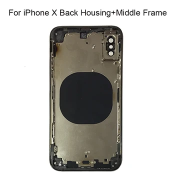 New X Battery Cover For iphone X Back Cover + Middle Chassis Frame + SIM Card Full Housing Case Assembly
New X Battery Cover For iphone X Back Cover + Middle Chassis Frame + SIM Card Full Housing Case Assembly