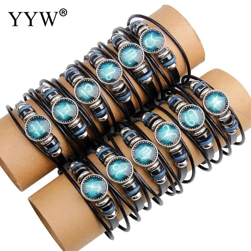 Constellation Symbols Bracelet Libra 12 Constellations Bracelet Men Women Braided Leather Bracelets & Bangles Time Gem jewelry
Constellation Symbols Bracelet Libra 12 Constellations Bracelet Men Women Braided Leather Bracelets & Bangles Time Gem jewelry