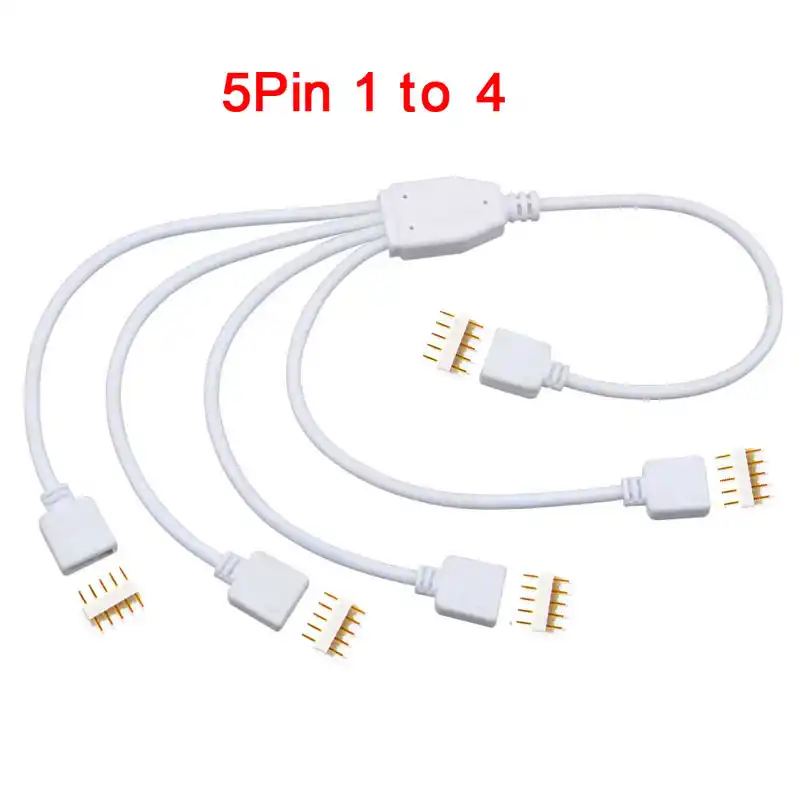 3 контактный 4 5 Pin RGB светодиодный удлинитель соединительный кабель с разъемом