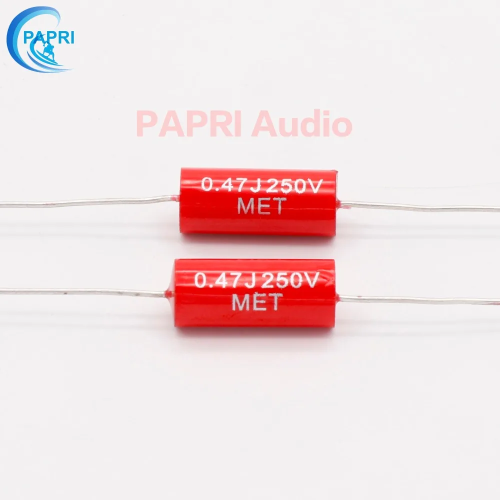 PAPRI 0.47J 250VDC Axial MKP DIY Audio Grade Capacitor For HiFi Tube Guitar Amplifier Lot/2PCS
PAPRI 0.47J 250VDC Axial MKP DIY Audio Grade Capacitor For HiFi Tube Guitar Amplifier Lot/2PCS