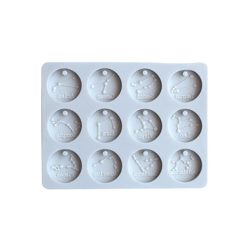 12 constellation silicone mold Fondant chocolate mold Handmade Necklace pendant Clay Epoxy Plaster Decoration Modeling Tool B061
12 constellation silicone mold Fondant chocolate mold Handmade Necklace pendant Clay Epoxy Plaster Decoration Modeling Tool B061