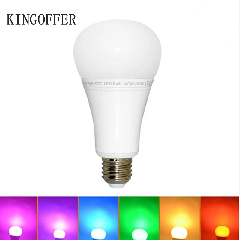 KINGOFFER Milight E27 12W RGB+CCT LED Bulb 110V 220V Wireless 2.4G Bulb Dimmable 2 in 1 Smart LED Light
KINGOFFER Milight E27 12W RGB+CCT LED Bulb 110V 220V Wireless 2.4G Bulb Dimmable 2 in 1 Smart LED Light