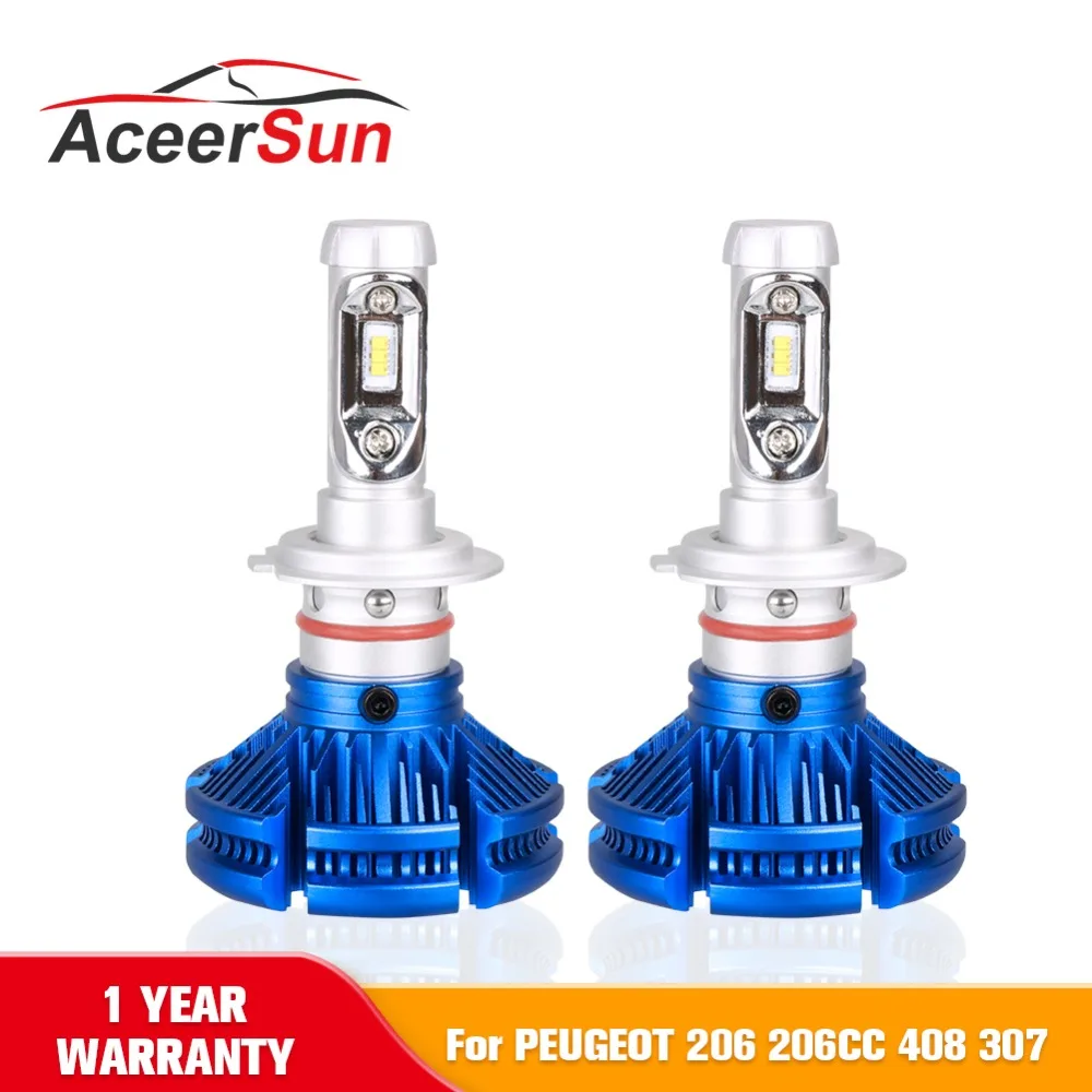 H7 LED Car Light Bulb Headlight Bulbs 50W 12000LM ZES Auto Led Headlamp 12v 24v Headlights for PEUGEOT 206 206CC 408 307
H7 LED Car Light Bulb Headlight Bulbs 50W 12000LM ZES Auto Led Headlamp 12v 24v Headlights for PEUGEOT 206 206CC 408 307