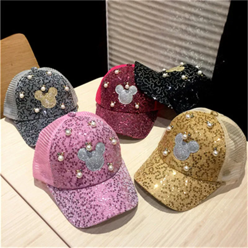 hot selling New Fashion Lovely Children Hat Mouse Ear Summer Spring Autumn hats Baby Infants Sequin Glitter SunHats
hot selling New Fashion Lovely Children Hat Mouse Ear Summer Spring Autumn hats Baby Infants Sequin Glitter SunHats