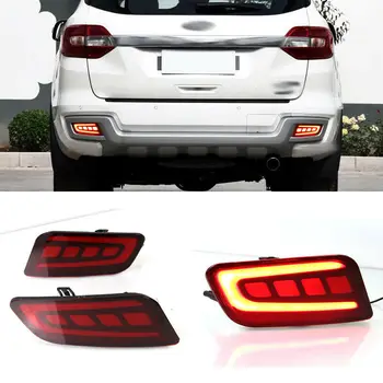 LED Rear Bumper Reflector Fog Brake Turn Indicator Lights For Ford Everest 2016-2018
LED Rear Bumper Reflector Fog Brake Turn Indicator Lights For Ford Everest 2016-2018