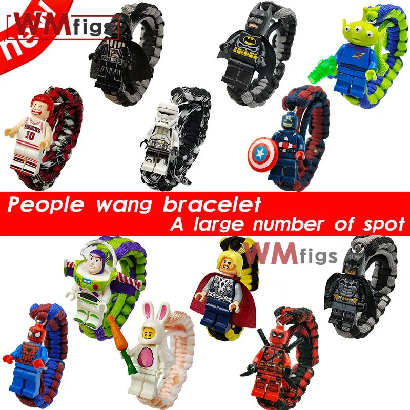 Blocks Accessories watch Bracelet Single chain Alien Buzz ET lightyear Cartoon deadpool Thor Hanamichi gifts kids toys
Blocks Accessories watch Bracelet Single chain Alien Buzz ET lightyear Cartoon deadpool Thor Hanamichi gifts kids toys