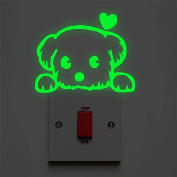 funny dog love luminous switch stickers glow in the dark fluorescent wall stickers for kids rooms home decor vinyl decals
funny dog love luminous switch stickers glow in the dark fluorescent wall stickers for kids rooms home decor vinyl decals