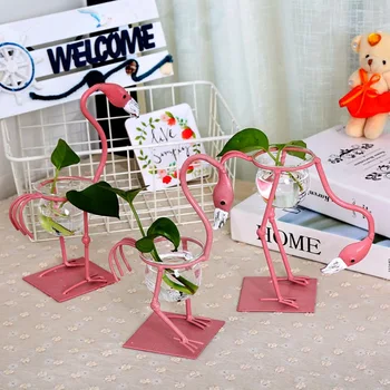 Modern Art Vase Home Decor American Style Micro-landscape Creative Hydroponic Bottle Office Decoration Flamingo Candlestick
Modern Art Vase Home Decor American Style Micro-landscape Creative Hydroponic Bottle Office Decoration Flamingo Candlestick