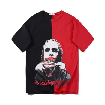 Spring Summer 2009Street Loose round collar Printing couples Hip hop A spoof clown Loose leisure Joker Black and Red T-shirt Men
Spring Summer 2009Street Loose round collar Printing couples Hip hop A spoof clown Loose leisure Joker Black and Red T-shirt Men