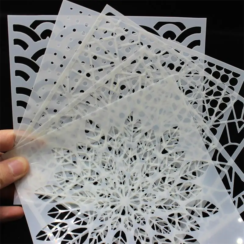 YPP CRAFT 5pcs/set Layering Stencils for DIY Scrapbooking/photo album Decorative Embossing DIY Paper Cards Crafts 
YPP CRAFT 5pcs/set Layering Stencils for DIY Scrapbooking/photo album Decorative Embossing DIY Paper Cards Crafts