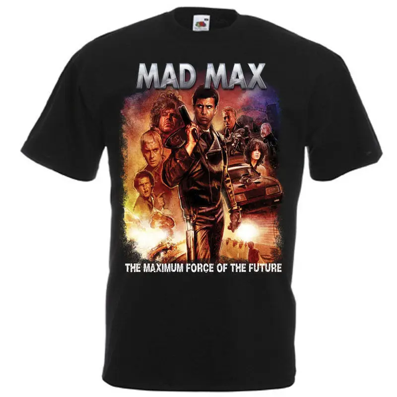 MAD MAX 1MAXIMUM FORCE Movie Poster T Shirt Black All Sizes 2018 Summer Men'S Brand Clothing O-Neck Solid Color
MAD MAX 1MAXIMUM FORCE Movie Poster T Shirt Black All Sizes 2018 Summer Men'S Brand Clothing O-Neck Solid Color