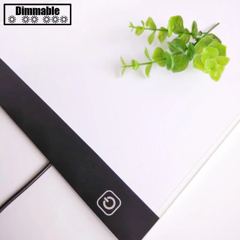 5D DIY Алмазная Вышивка Инструменты A4 светодиодная подсветка с регулируемой