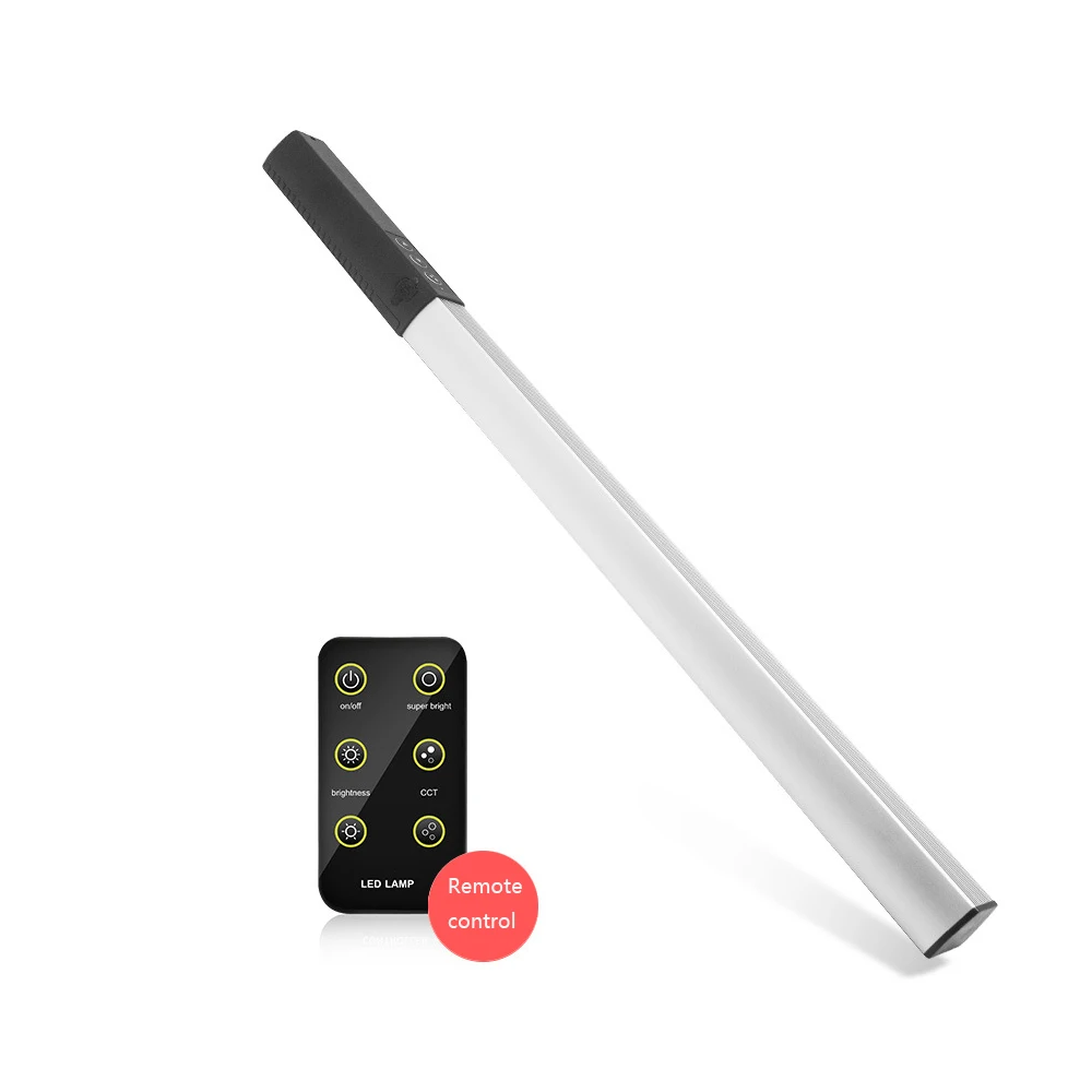 Handheld Bi-color LED Studio Photography Video Light Ice Stick 3000k-5700k Wireless remote control for Camera DV Camcorder
Handheld Bi-color LED Studio Photography Video Light Ice Stick 3000k-5700k Wireless remote control for Camera DV Camcorder