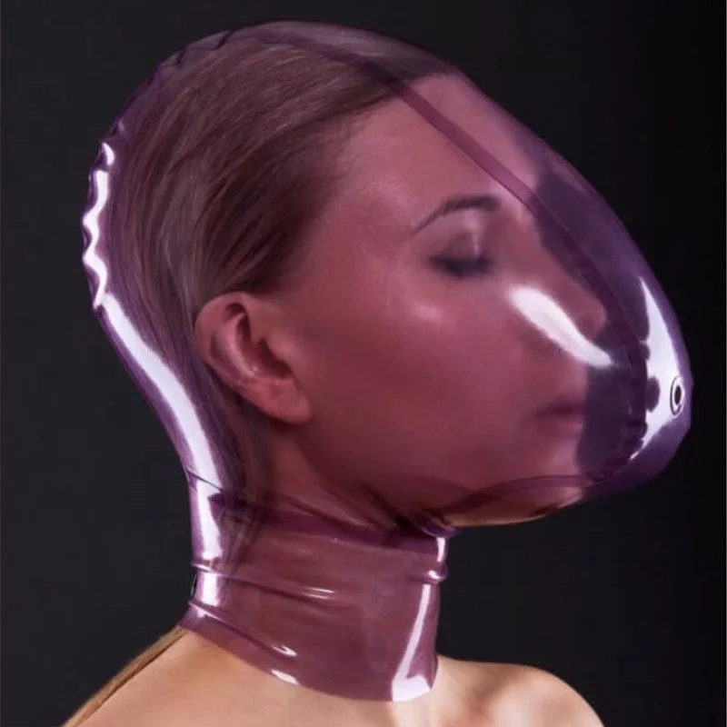 Bondage mask rubber