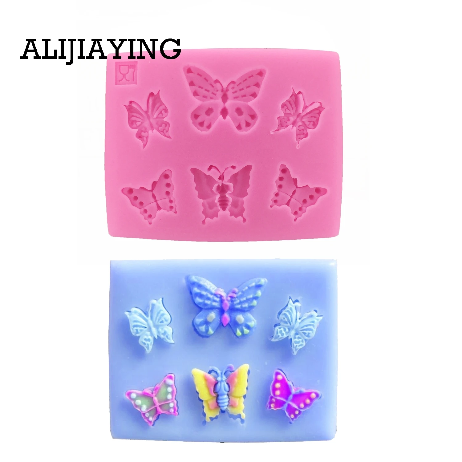 M0148 1Pcs Silicone Mold 6 holes Butterfly Shapes Mould 3 Cavities For Candy Chocolate Ice Cake Moulds Cake Decorating Tools
M0148 1Pcs Silicone Mold 6 holes Butterfly Shapes Mould 3 Cavities For Candy Chocolate Ice Cake Moulds Cake Decorating Tools