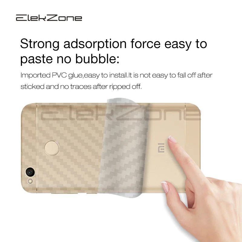 For Xiaomi Redmi Note5 Pro 5Plus 4X 6A S2 5A Carbon Fiber Protective Film 3Pcs For Redmi 5A 5 6A 4X S2 Back Cover Protector (4)