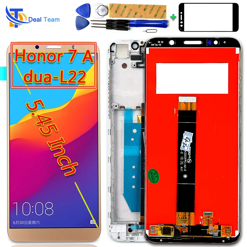 Deal Team 5.45 inch LCD Display For Huawei Honor 7S /7A DUA-AL00 1440*720 Touch Screen Digitizer Assembly Frame Tools Glass film
Deal Team 5.45 inch LCD Display For Huawei Honor 7S /7A DUA-AL00 1440*720 Touch Screen Digitizer Assembly Frame Tools Glass film