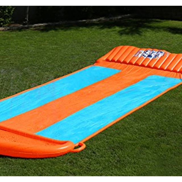 Premium Quality Triple Lane Water Slide With Speed Ramp (1)