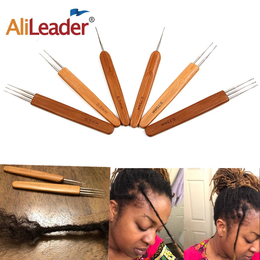 Alileader Crochet Hook For Dreadlocks Wig Needle 1/2/3 Hook Needle Hair Extension Tool Braider 0.5Mm/0.75Mm Bamboo Needle Holder
Alileader Crochet Hook For Dreadlocks Wig Needle 1/2/3 Hook Needle Hair Extension Tool Braider 0.5Mm/0.75Mm Bamboo Needle Holder