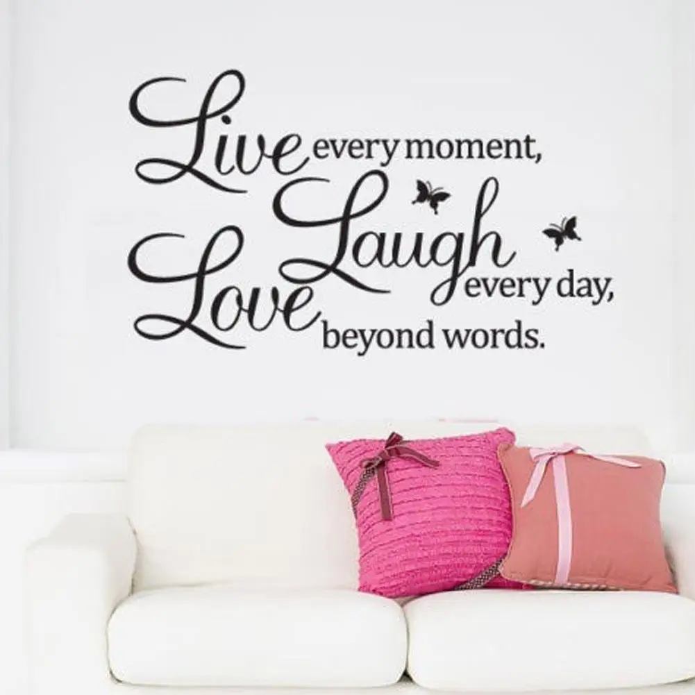 Text Wall Sticker The Letters In This House Living Room Tv Background Wall Sticker Color Black LIVE LAUGH LOVE Quote Vinyl New
Text Wall Sticker The Letters In This House Living Room Tv Background Wall Sticker Color Black LIVE LAUGH LOVE Quote Vinyl New