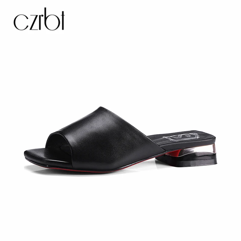 CZRBT Summer 2018 New Women's Slippers Women's Sandals Slides Low Heel 2.5cm Handmade Genuine Leather Cow Leather Outside
CZRBT Summer 2018 New Women's Slippers Women's Sandals Slides Low Heel 2.5cm Handmade Genuine Leather Cow Leather Outside
