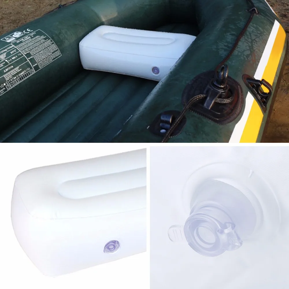 Aufblasbare Air Seat Tragbares Kissen für Schlauchboot Outdoor Camping Sit C~ 